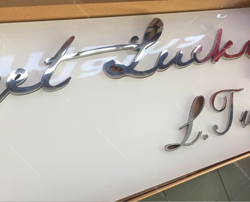 Gemi, Yat ve Tekneler için 316 paslanmaz ışıklı ve ışıksız özel imalat harfler