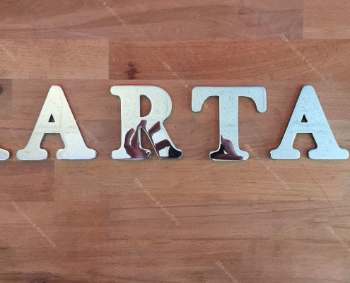 316 Paslanmaz Çelik Harf