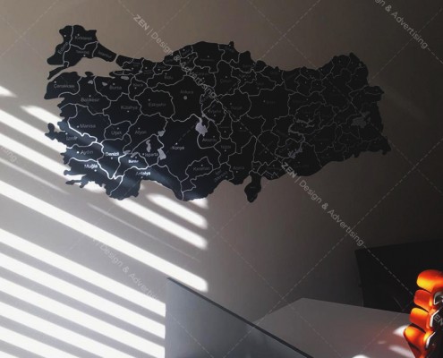 Aluminyum Türkiye Haritasi