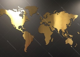 Işıklı Dünya Haritası